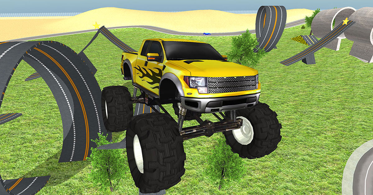 Image Monster Truck Driving Simulator Game